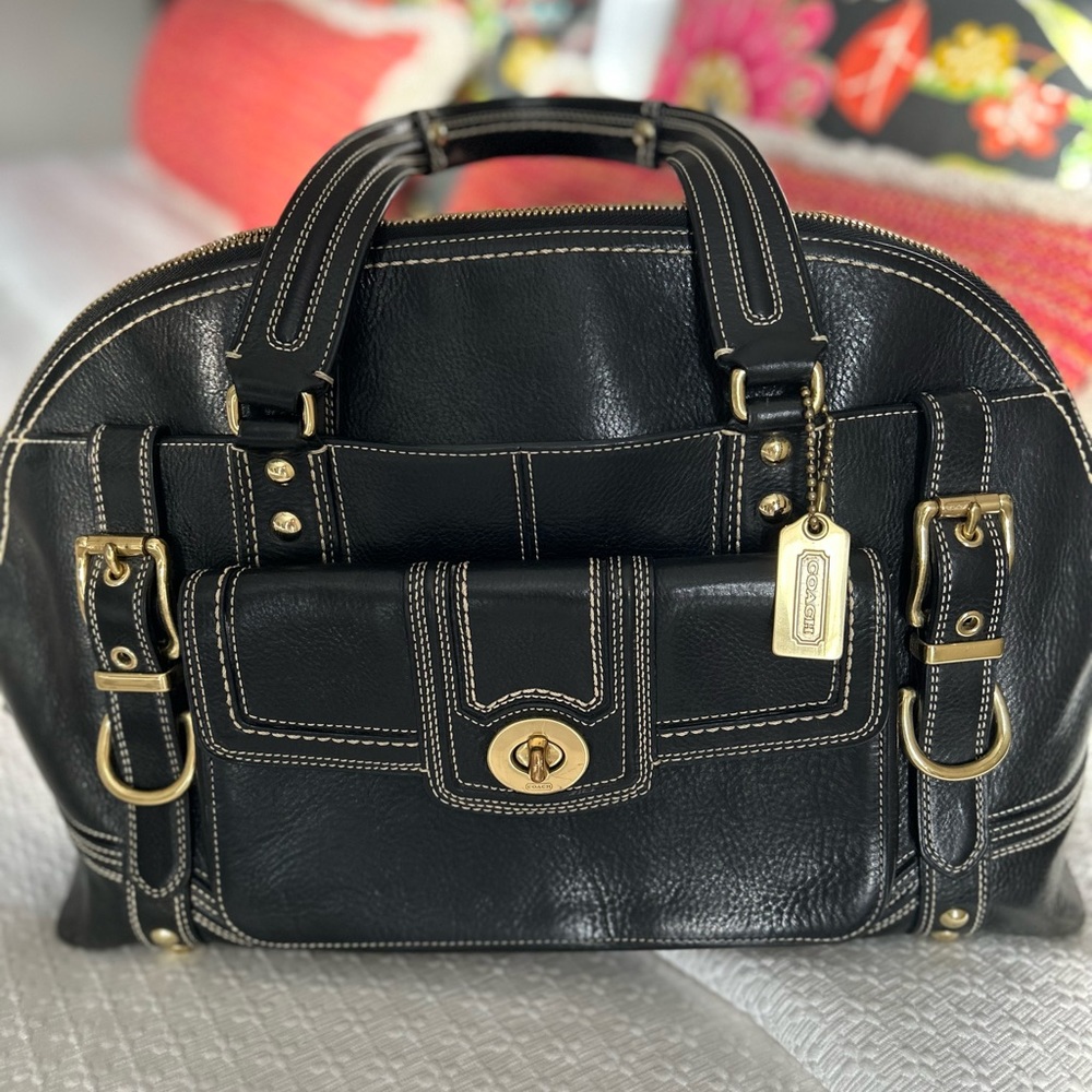 Coach Black Legacy Bag